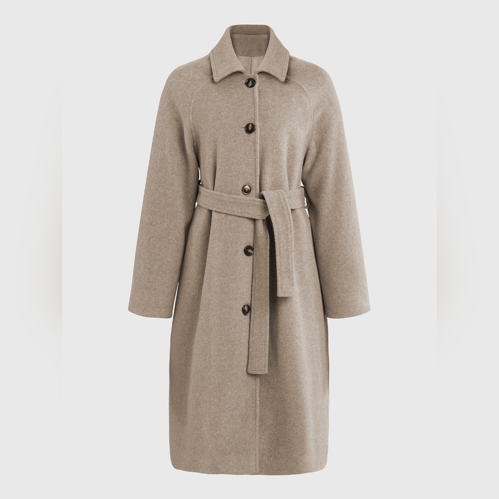 Aha Selected Tan Belted Coat